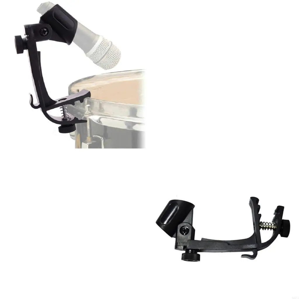 Q6PA Adjusting Microphone Stand Desktop Upgraded Adjustable Table Mic Stand With Base Micro Holder Mic Clip For Podcasts Sing