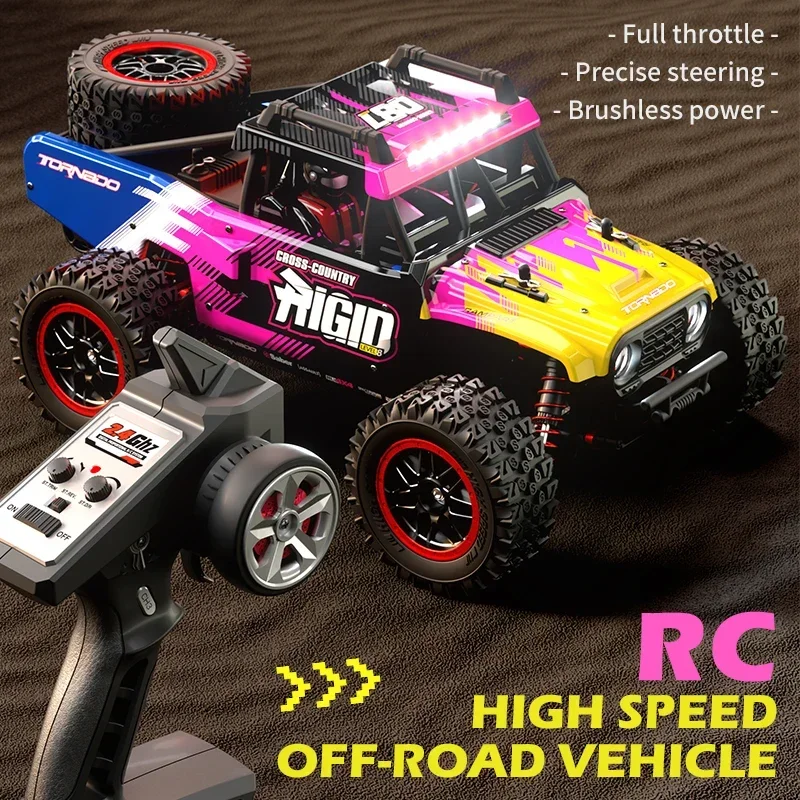 Jjrc c8805 coche teledi rigido todoterreno 4x4 de alta velocidad, vehículo de control remoto con led, escala 1:16, 70 km/h, 2,4g,