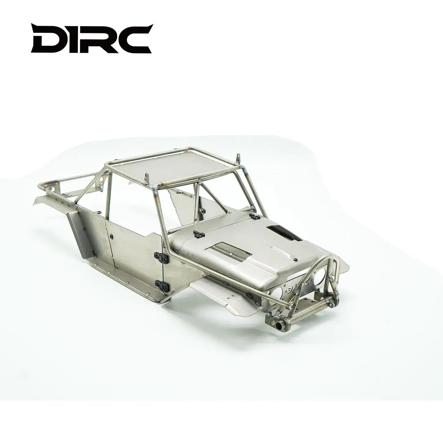 D1RC, рама из титановой трубы, дождевой лес, бак Toyota FJ45 TRX4, рама из титанового сплава, автомобильный корпус для радиоуправляемого автомобиля