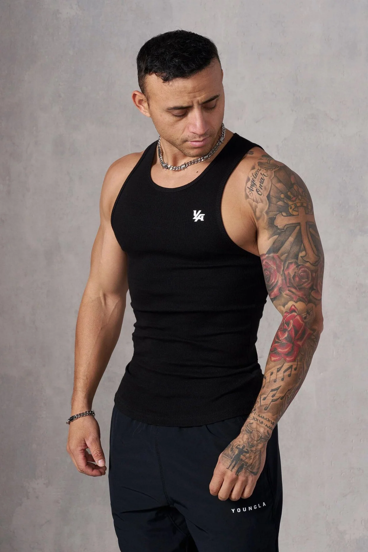 

New Summer Tank Tops Training Clothing Vest Fitness Muscle YOUNG Print Fashion Sleeveless Vest Quick Dry Breathable Sport Vests