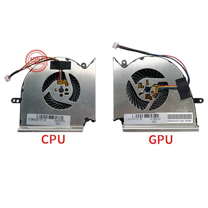 

Laptop Cpu Gpu Cooling Fan For MSI GE75 GP75 GL75 WE75 VR MS-17E2 MS-17E4 MS-17E5 MS-17E7 N417 N414