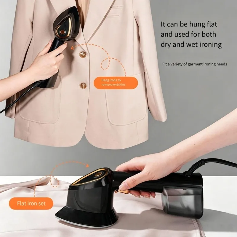 TCF-For Home Use Portable Folding Garment Steamer 1500W 200-240V Multi-Plug US Plug