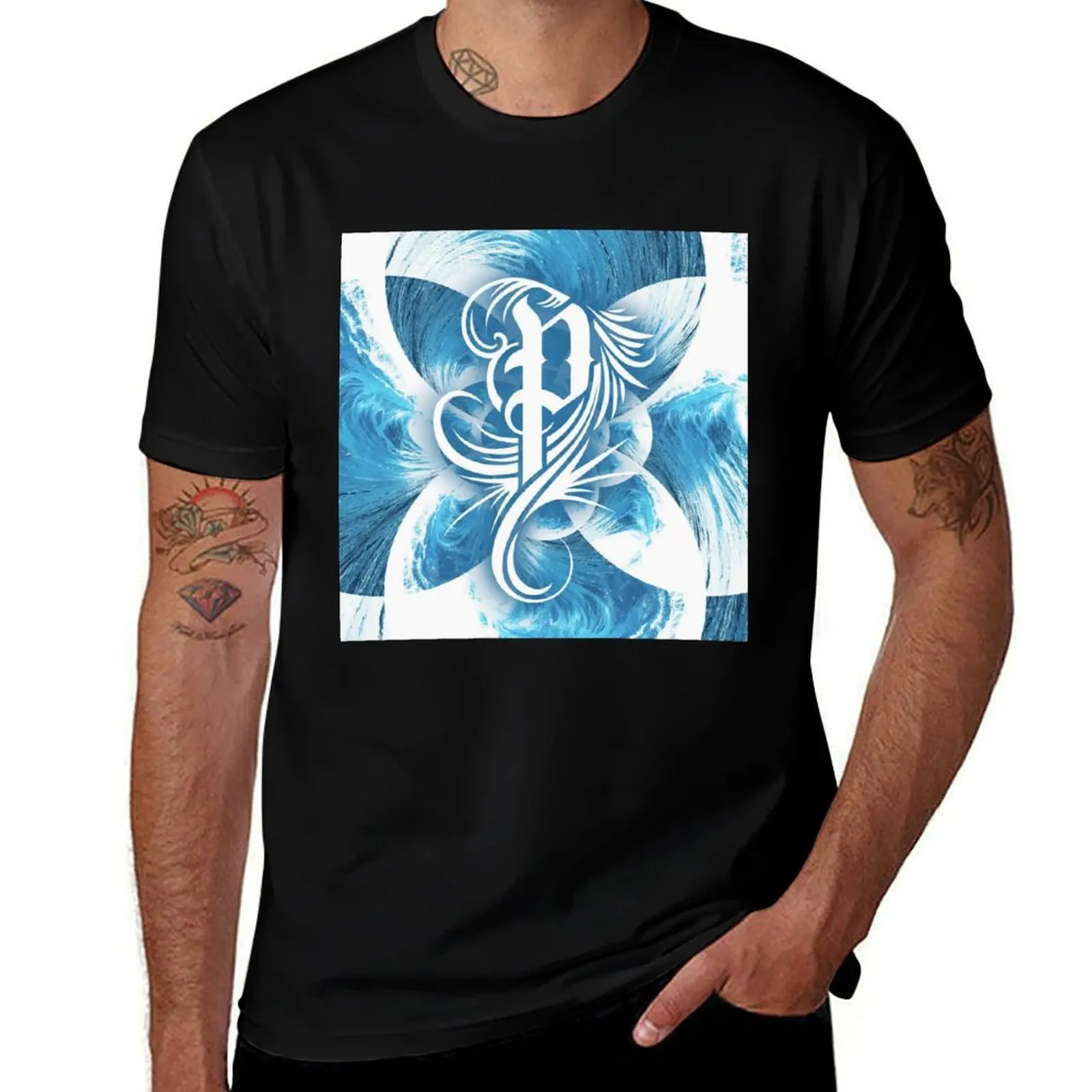 

Polyphia Art T-Shirt Fashion Letter Print T-Shirt