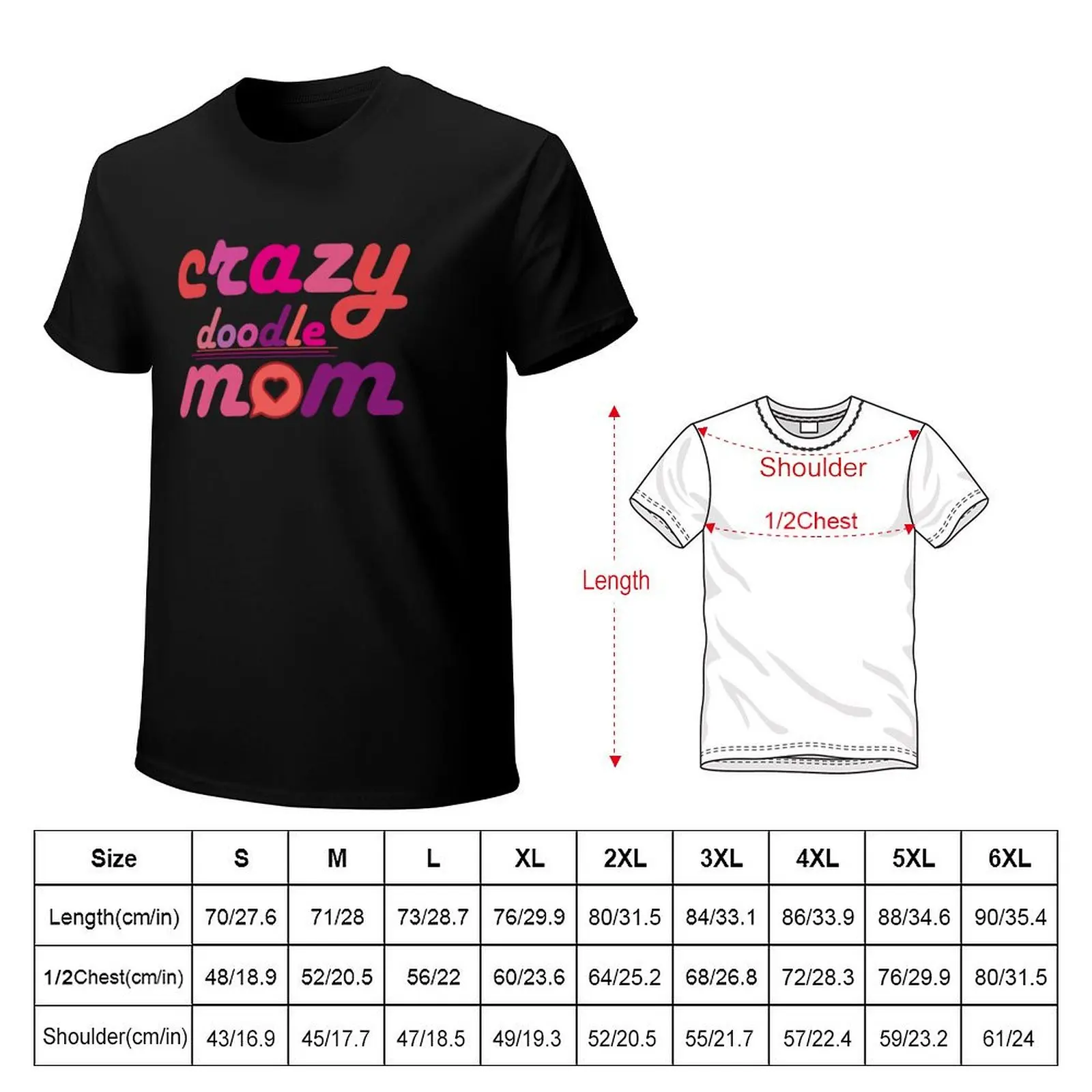 Crazy doodle mom T-Shirt Summer Holiday T-Shirt