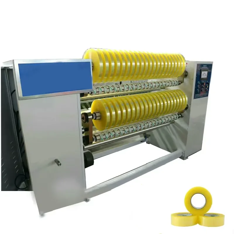 Automatic Bopp Tape Making Machine Adhesive Tape Slitter Jumbo Roll Slitting Rewinding Machine Price