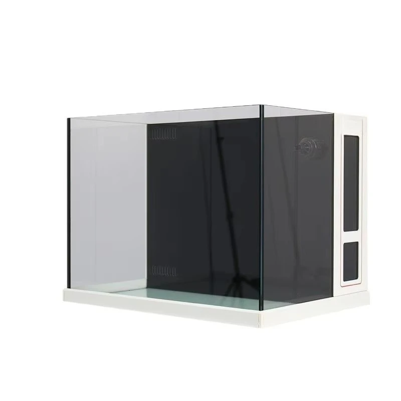 

Glass Cube High Light Transmission Fish Tank Living Room Aquarium with Cabinet