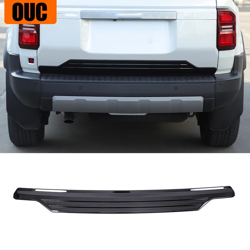 

For Toyota Land Cruiser 250 Prado LC250 2024 ABS Glossy Black Car Rear Tailgate Trunk Lid Cover Trim Car Styling