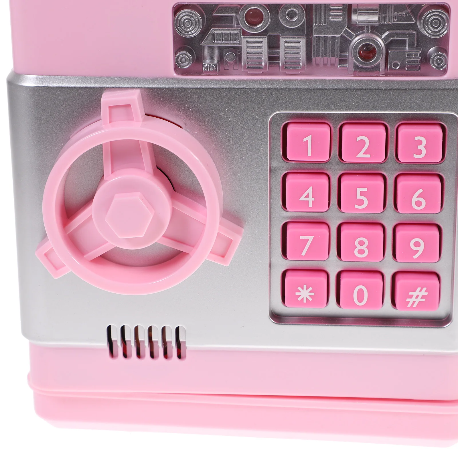 

Piggy Bank For Kids Password Key Lock Automatic Cash Slot Coin Deposit Safe Box Children Money Saving Gift