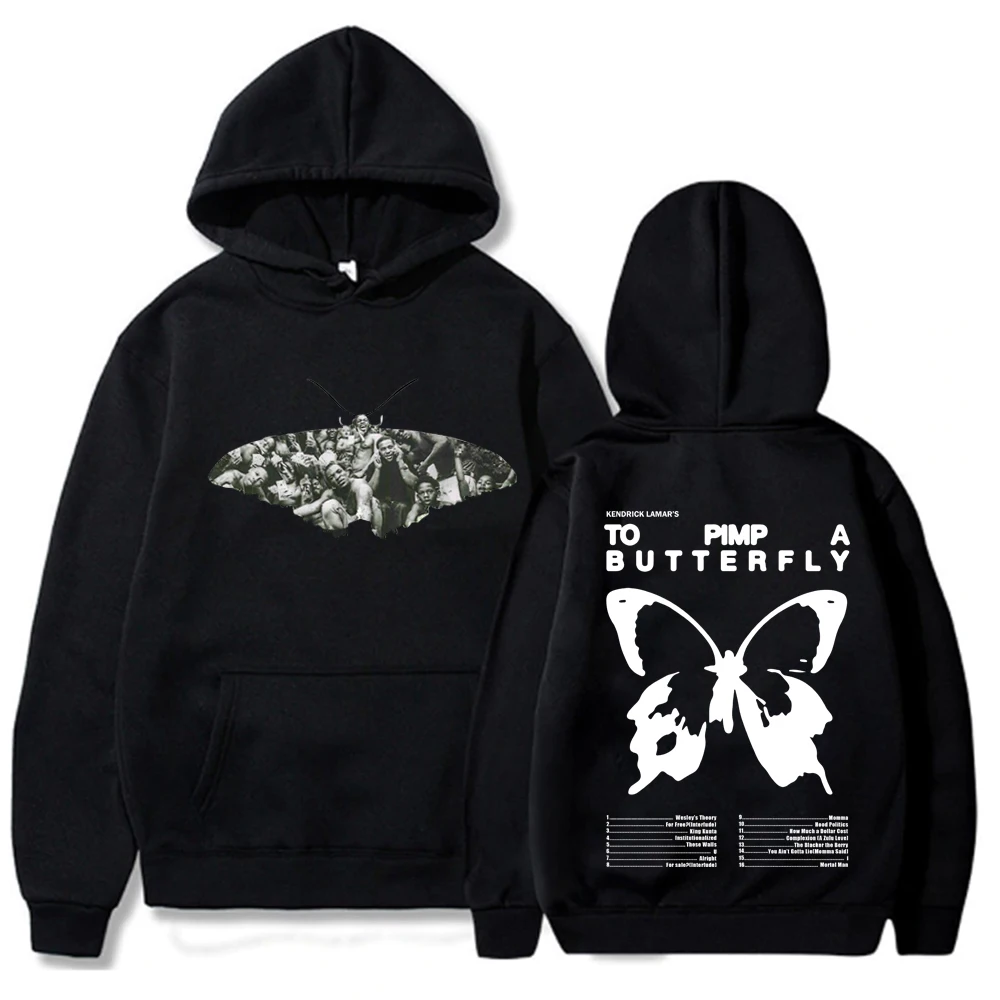 To Pimp A Butterfly Album Merch Hoodies Kendrick Lamar Álbum Hoodies