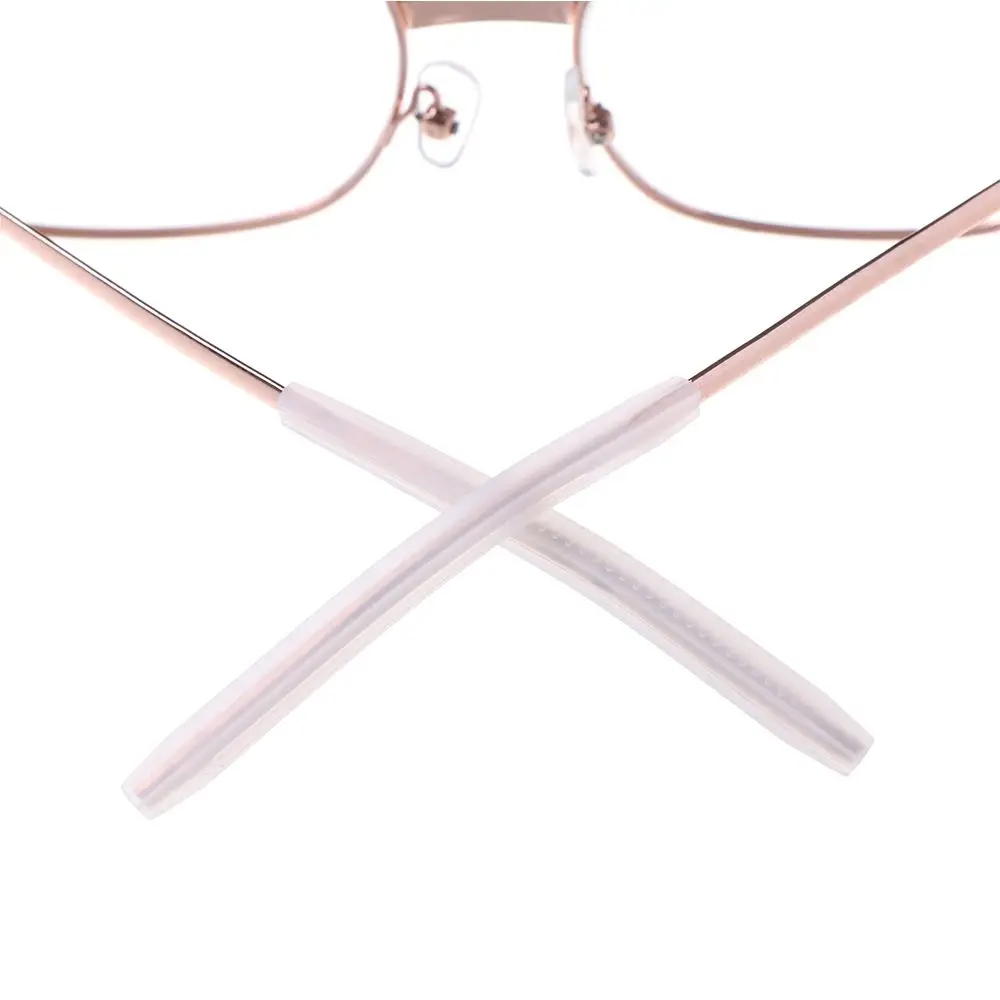 1 زوج سيليكون المضادة للانزلاق نظارات مكافحة خسر الساقين كم الأذن هوك النظارات الشمسية غطاء نظارات غطاء مضاد للانزلاق