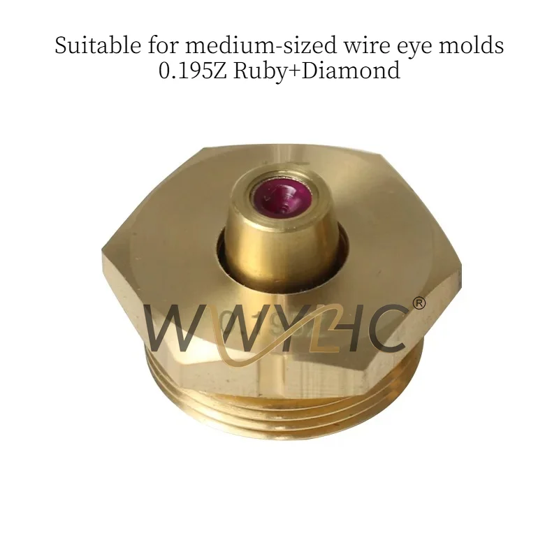 0.192/0.195mm Ruby Diamond Eye Die Nozzle Fit for Wire Cutting Machine Parts