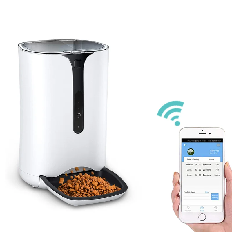 

Custom Wifi Controlled Smart Pet Food Feeder for Automatic Cat Feeder Cat Bowl & Feeder with Automatic Features