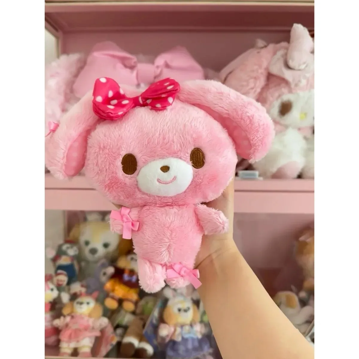 Cartoon Bonbonribbon‌ Plush Doll Coin Purse Stretchable Pocket Soft Plush Toy Home Ornament Doll Decoration Christmas Gift
