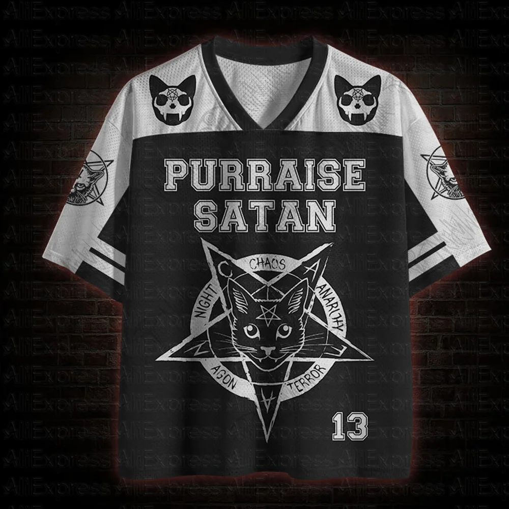 2026 Neue Film-Sportmode Kurzarm-V-Ausschnitt Streetwear für Erwachsene und Kinder Gothic-Stil Horror-Fans Geschenk