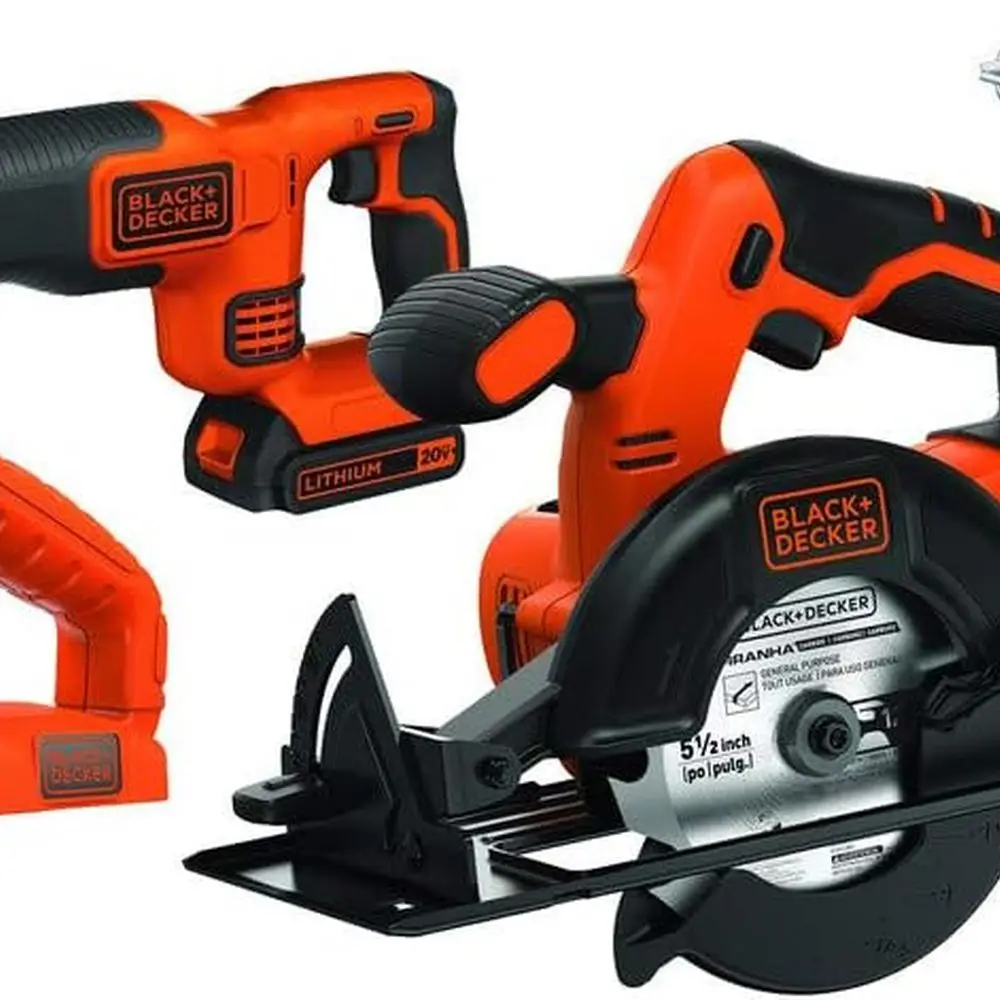 

BLACK+DECKER 20V MAX Power Tool Combo Kit, 4-Tool Cordless Power Tool Set with 2 Batteries and Charger (BD4KITCDCRL)