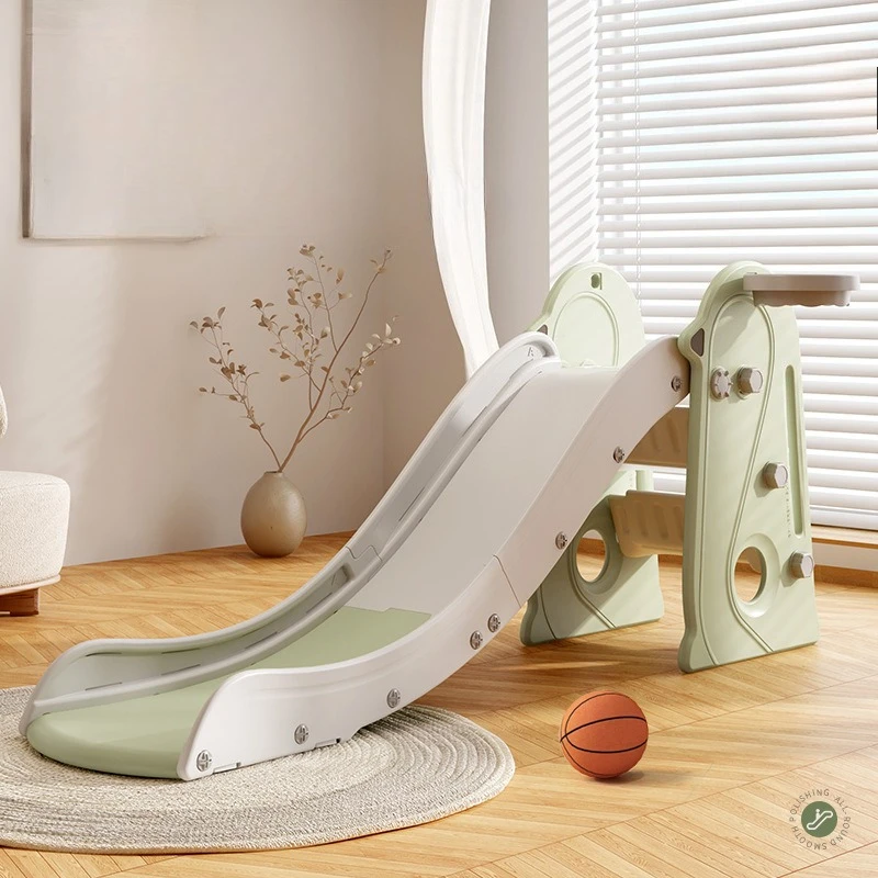 

Foldable Indoor Kids Slide Toddler Playset Home Playground Plastic Safe Non Slip Easy Storage Quick Assembly Parque Acuatico