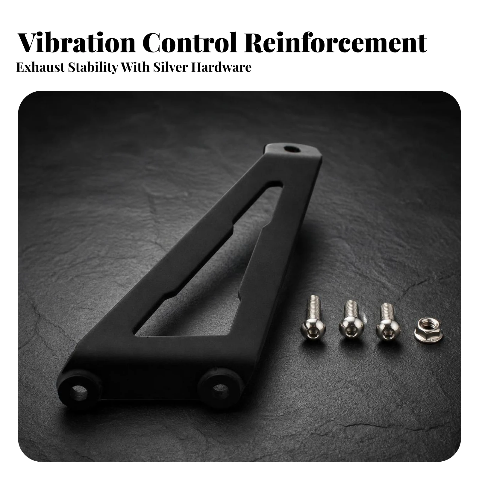 Exhaust Support Bracket Easy Installation Exhaust Hanger Bracket Sleek Heat-Resistant for Motorcycle Riders