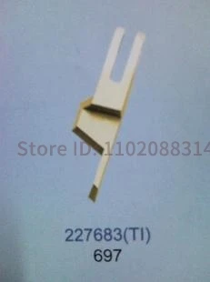 1PCS 227683 227683(Ti) Blade Strong H Knife Titanium Plating Cutter for Durkopp 697 Placket Cotton Machine Shoulder Installing