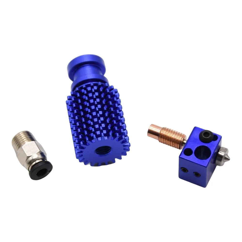 

E3D V6 Hotend Titanium Alloy Nozzle Bimetal HeatbreakRemote Heat Sink 1.75mm Filament Bowden 12V Feeding Extruder 3D printer