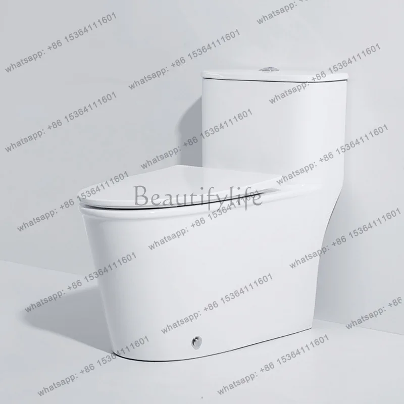 Water-saving toilet Smart toilet Kick flush siphon Anti-fouling toilet