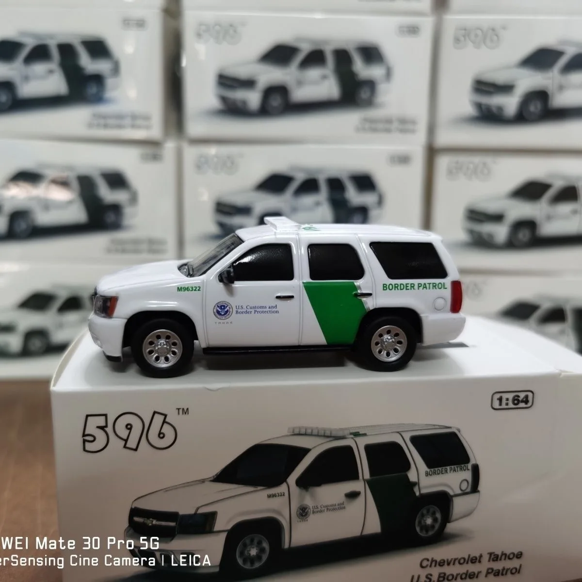 596 1:64 Chevrolet Tahoe US Homeland Security Border Administration Police Car Alloy car model - Fast shipping