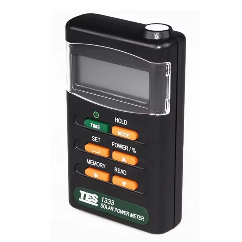 GTBL TES-1333 TES1333 Detektor Radiasi Digital Meteran Penguji Energi Sel Surya Meteran Tenaga Surya Baru