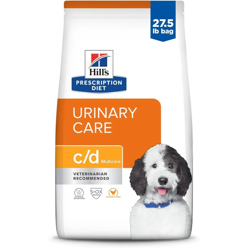 c/d Multicare Urinary Care Chicken Flavor Dry Dog Food, Veterinary Diet, 27.5 lb. Bag