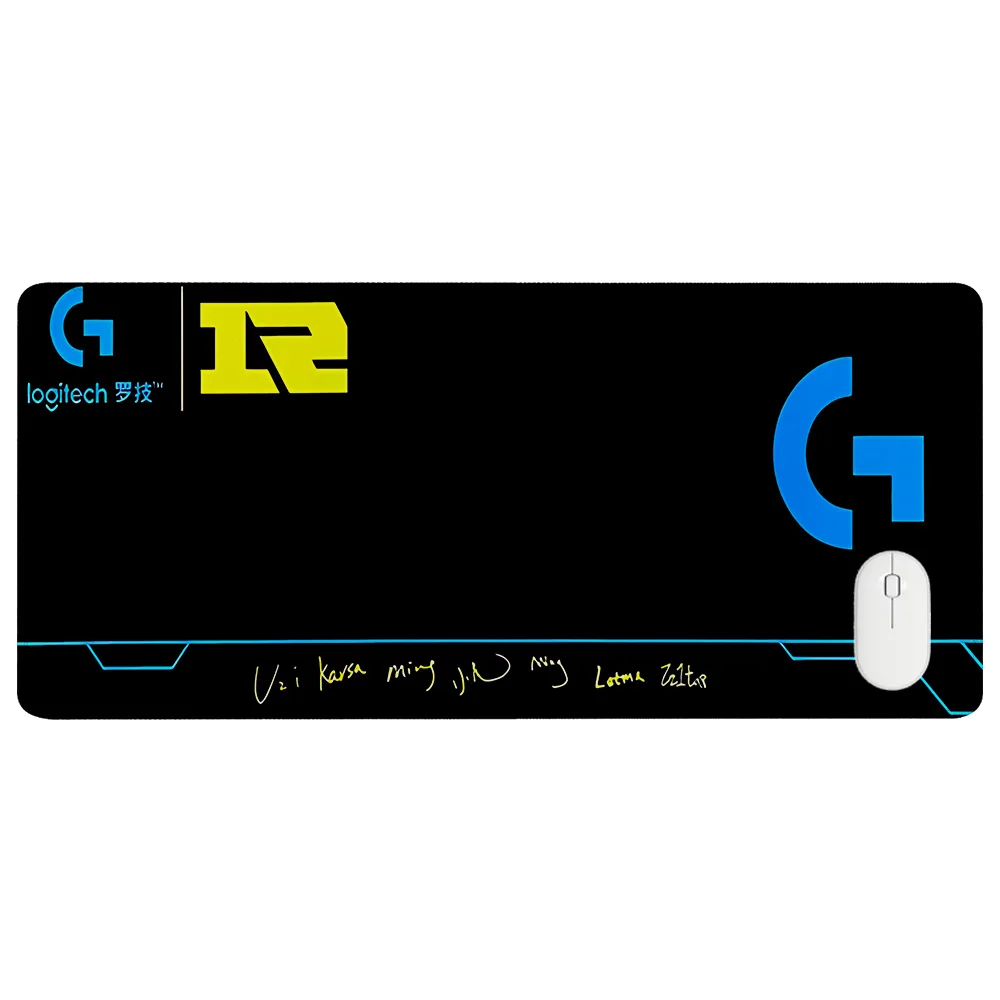 L-Logiteches Xxl Mouse Pad Gamer Gaming Setup Accessories Mousepad Computer Table Office Desk Mat Keyboard Extended Offices Mats