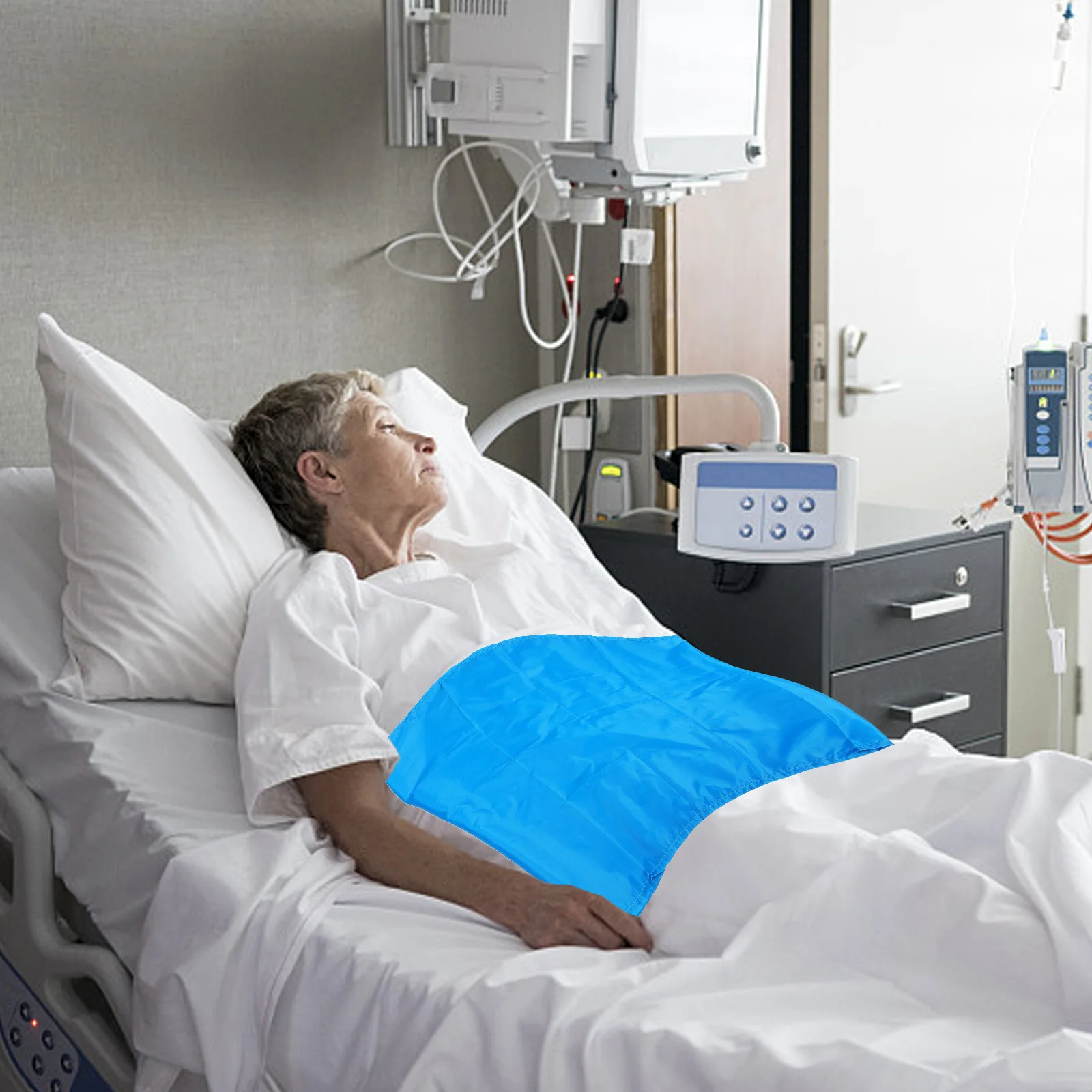 

Elderly Patient Sliding Pad 70x68cm Multi functional Transfer Cushion Paralyzed Bedridden Reusable Nylon Lifting Sheets