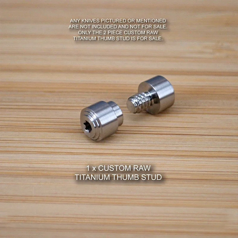 1piece Titanium Alloy Diy Push Knife Nail Screw for BM Bugout 535 Push Knife Rivet Screw pushing Modified parts