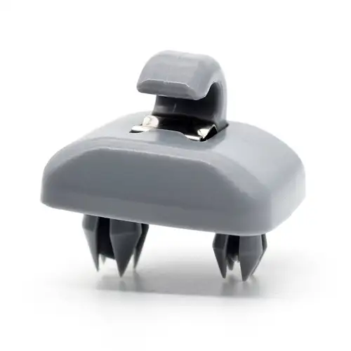 2 uds para Audi A1 A3 A4 A5 Q3 Q5 S3 S4 S5 TT Allroad 8U 0857562 Un soporte de gancho de soporte de clip de visera de sol gris Interior gris