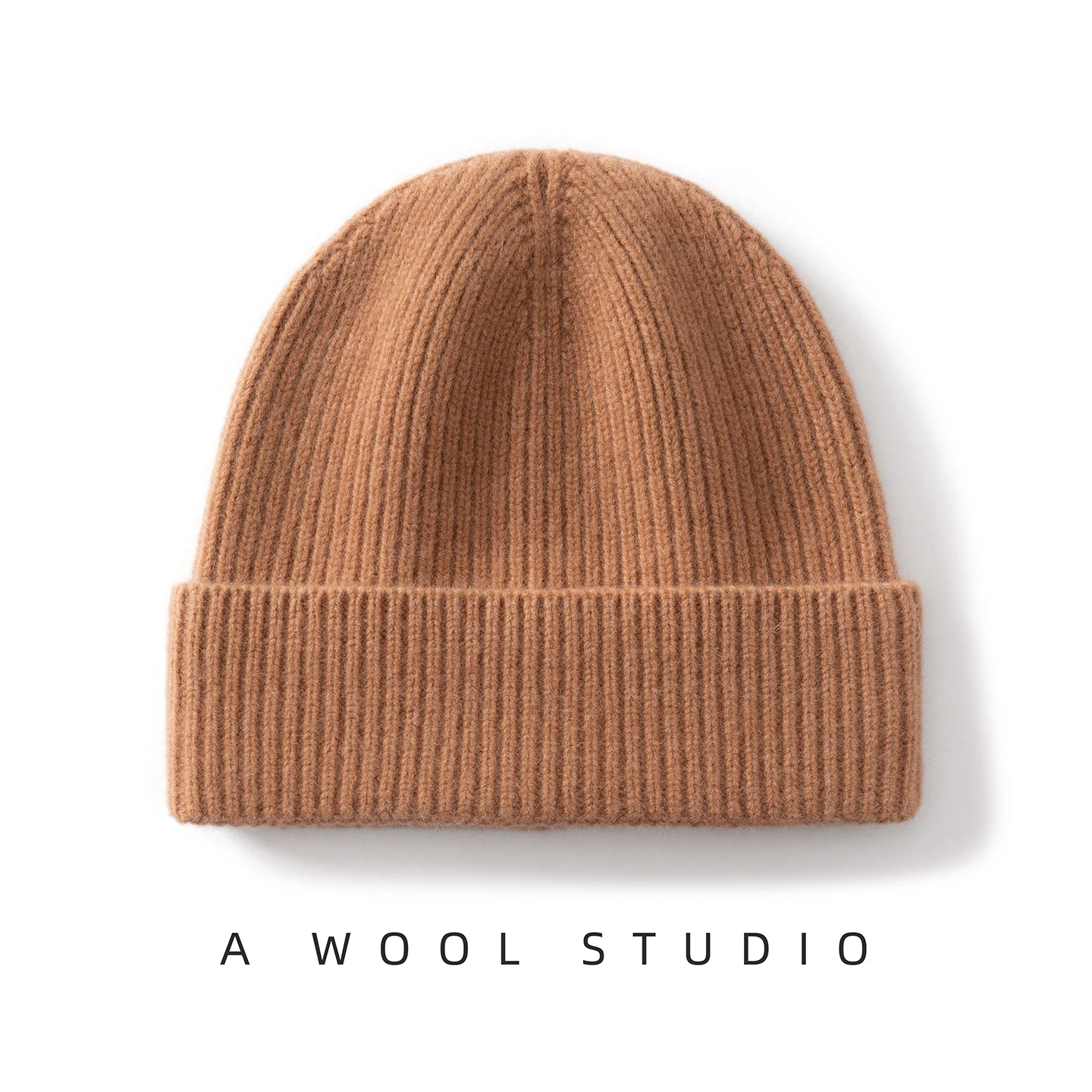 

ZOCEPT 100% Merino Wool Hat For Women/Men Knitted Ribbed Cap Unisex Outdoor Casual Skullies Caps Winter Warm Wool Knitted Hats