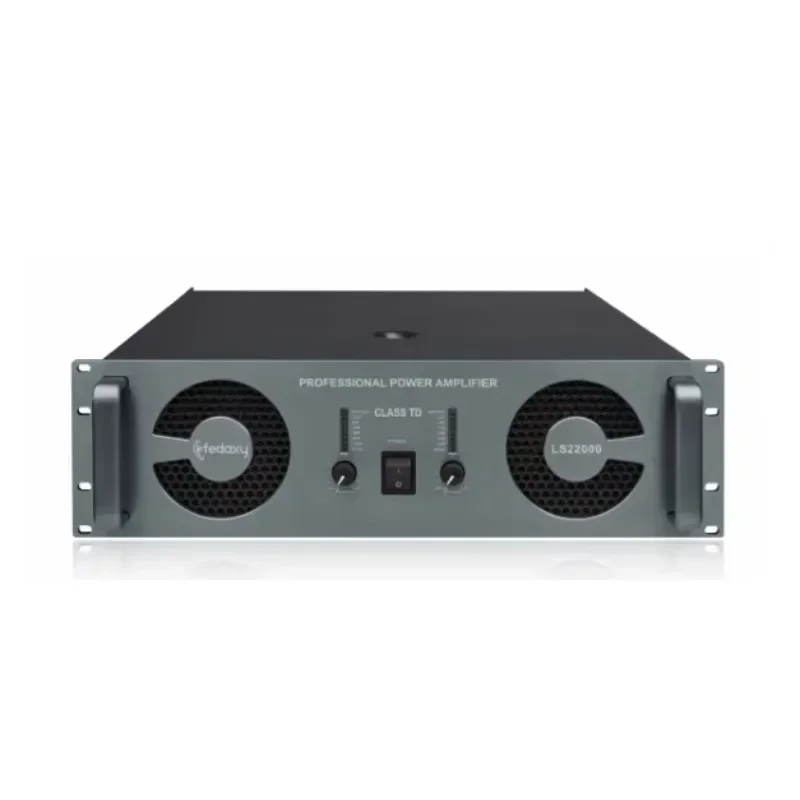 Pro sound audio Class TD power amplifier with 2 channel 3U 2000W