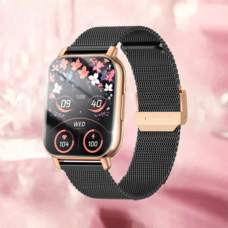 

2024 New Women's Smartwatch 1.91 Inch HD Screen Health Monitor Sport Fitness. Bluetooth Call. Bracelet Style. for Android & IOS.