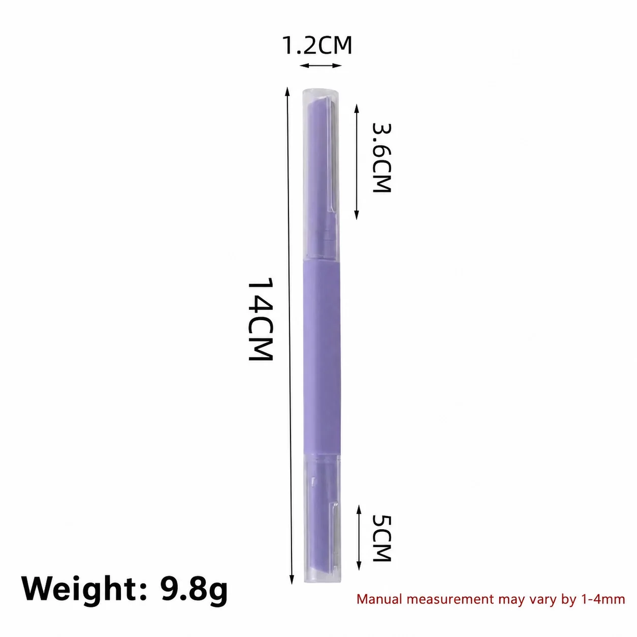 Eyebrow Trimmer Portable Brow Shaping Tool Eyebrow Grooming Tool Comfortable Grip Micro Protective Mesh Blade For Home Use