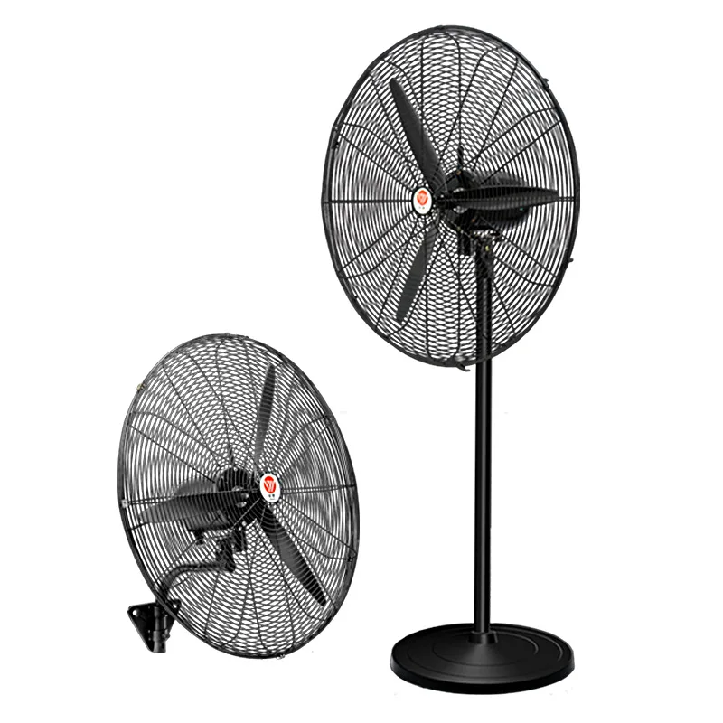 High-Power 75 Industrial Electric Fan for Workshop Factory Use Barbecue Wall-Mounted Horn Fan  Designed for Shaking Head