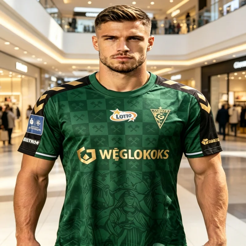 26new Hot Selling Ekstraklasa Gornik Zabrze 3D Printed Outdoor Sports Fast Drying Comfortable Breathable Clothing - Parent-child