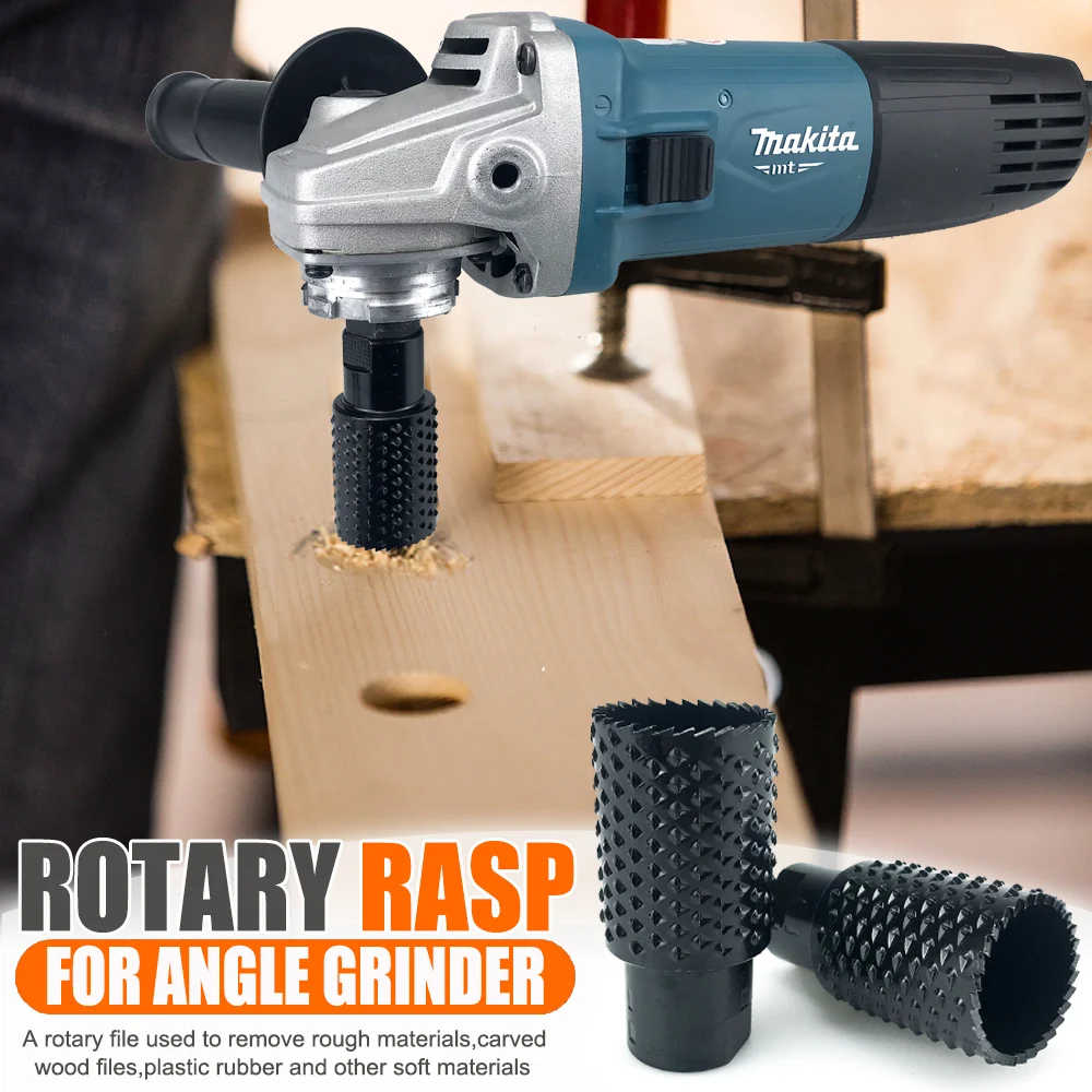 New M10/M14 Rotary Cylindrical Grinding Head Wood Carving Polishing Engraving Drilling Bits Ball Gouge Angle Grinder Power Tool