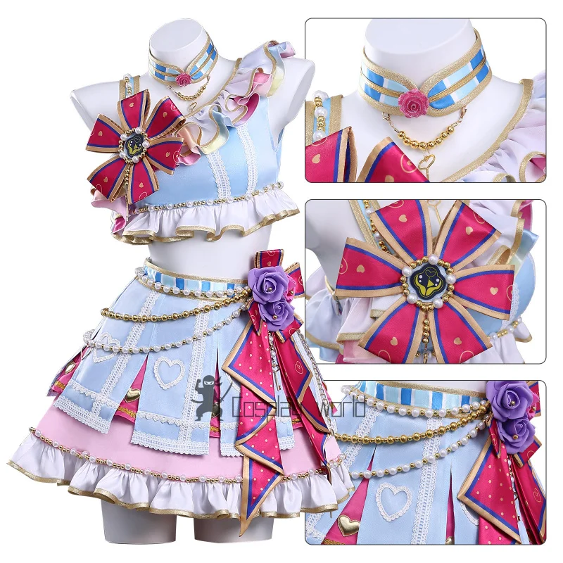 Aikatsu! Hoshimiya Ichigo‌‌ Cheerleading Team Kiriya Aoi‌‌ Cosplay Costume Kiri…