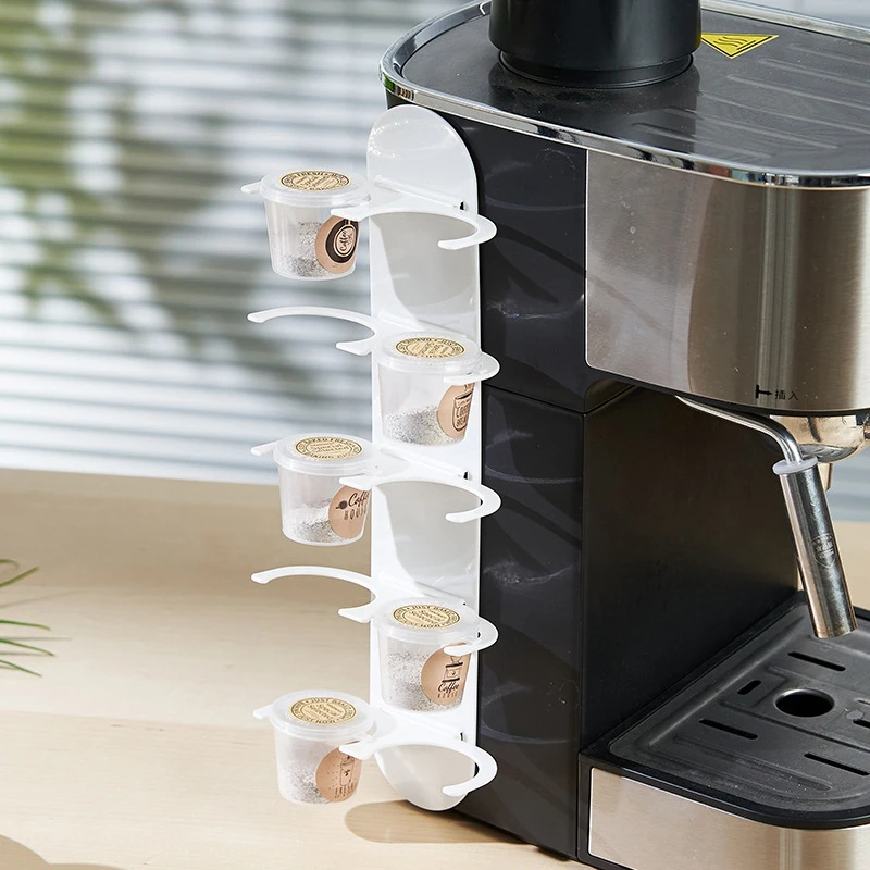 Coffee Capsule Holder Wall Mounted Coffee Pods Dispenser Coffee Capsule Storage Rack Kitchen Coffee Capsule Organizer Cafe