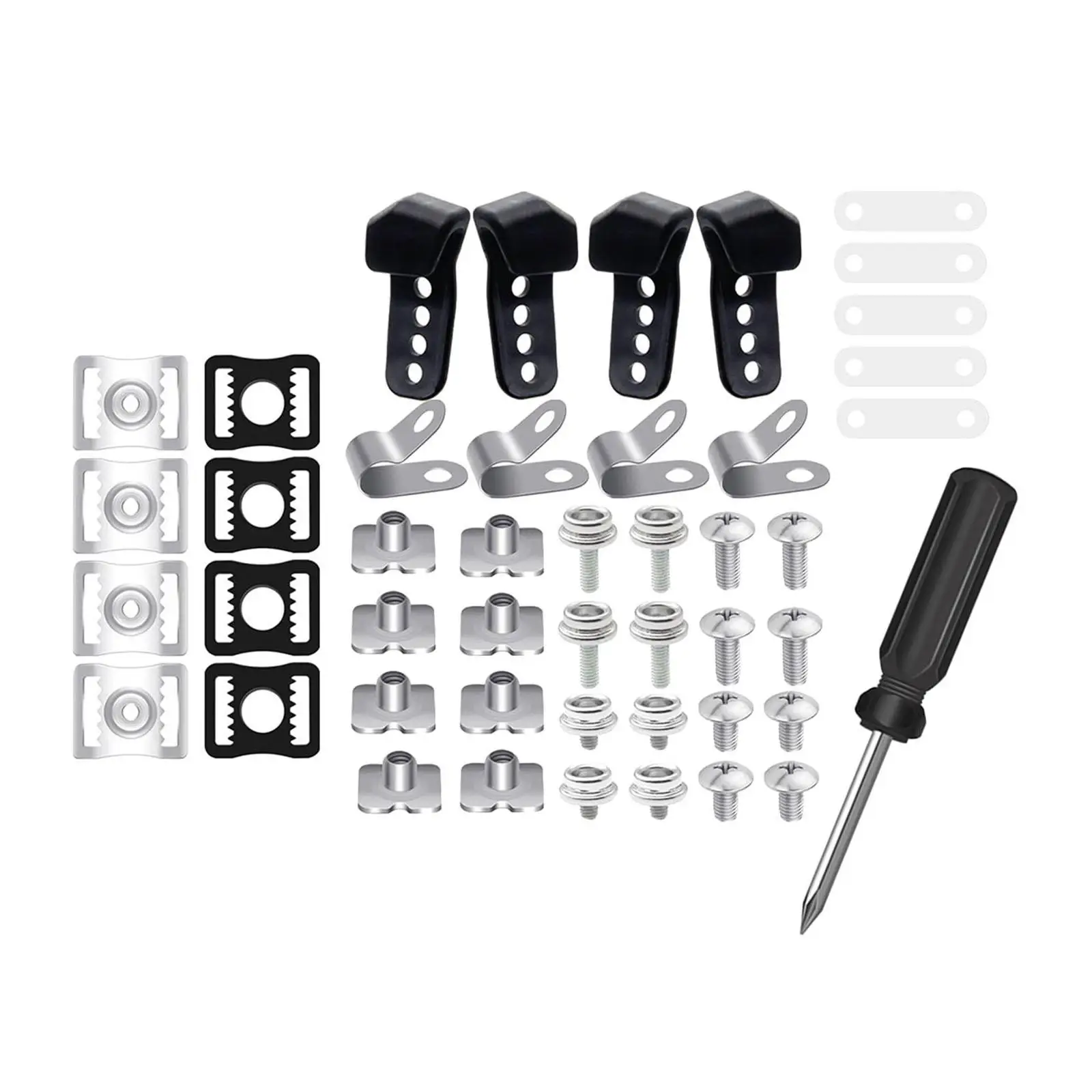 Screws Nuts Football Helmet Repair Kit Replacement 61 Pcs for Hockey