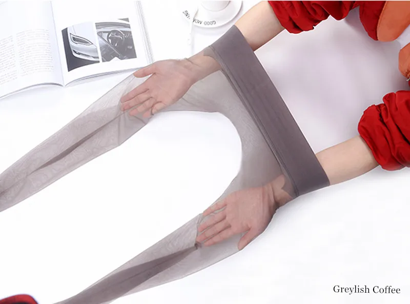 Neue 1D Damenstrumpfhose Nahtlose Strumpfhose Ultradünne transparente Nylonstrumpfhose Durchsichtige Strümpfe bis zum Zeh Sexy Damenstrumpfhose mit niedriger Taille – Detail 12