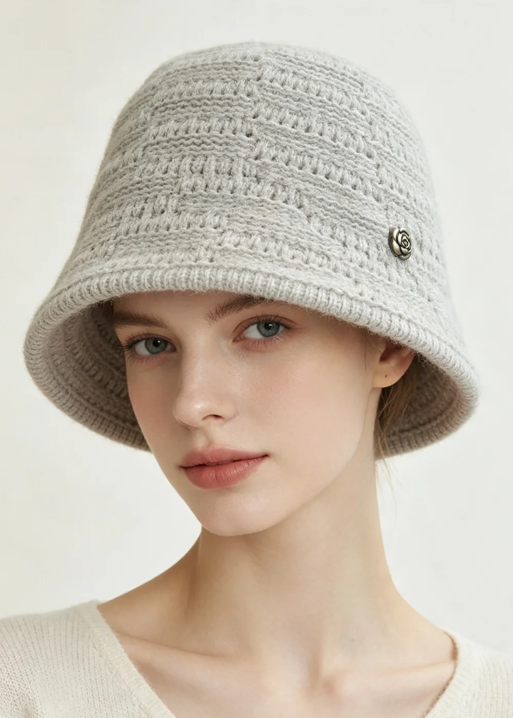 2026 new Hot Selling Winter Hat Real wool Fur Winter Hats For Women Fashion Warm  Fisherman Hat Women Solid Adult Cover Head Cap