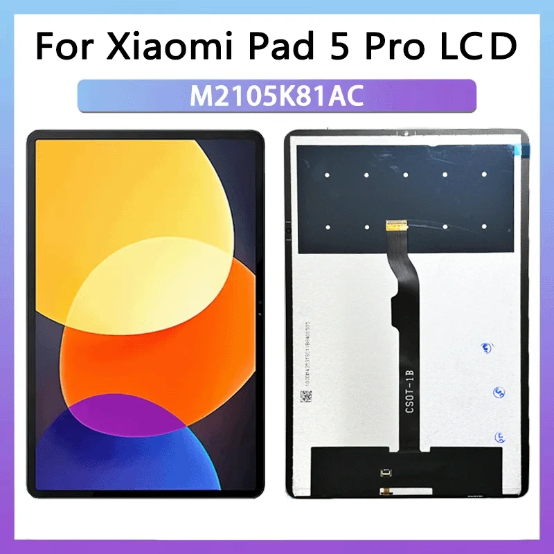 

Поп 11,0 дюймов для Xiaomi Pad 5, ЖК-дисплей 21051182G, 21051182C, матрица дисплея с дигитайзером сенсорного экрана для MI Pad 5 Pro M2105K81AC