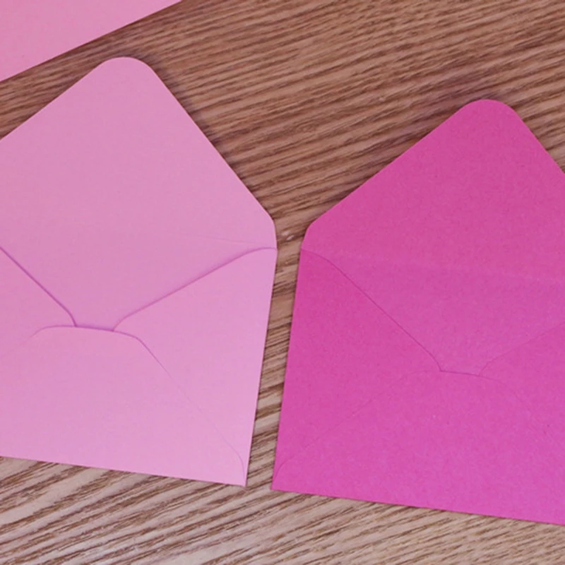 10Pcs Kraft Paper Envelope Greeting Card Party Invitation Postal Cards Handmade DIY Blank Cards for Party Inivitation