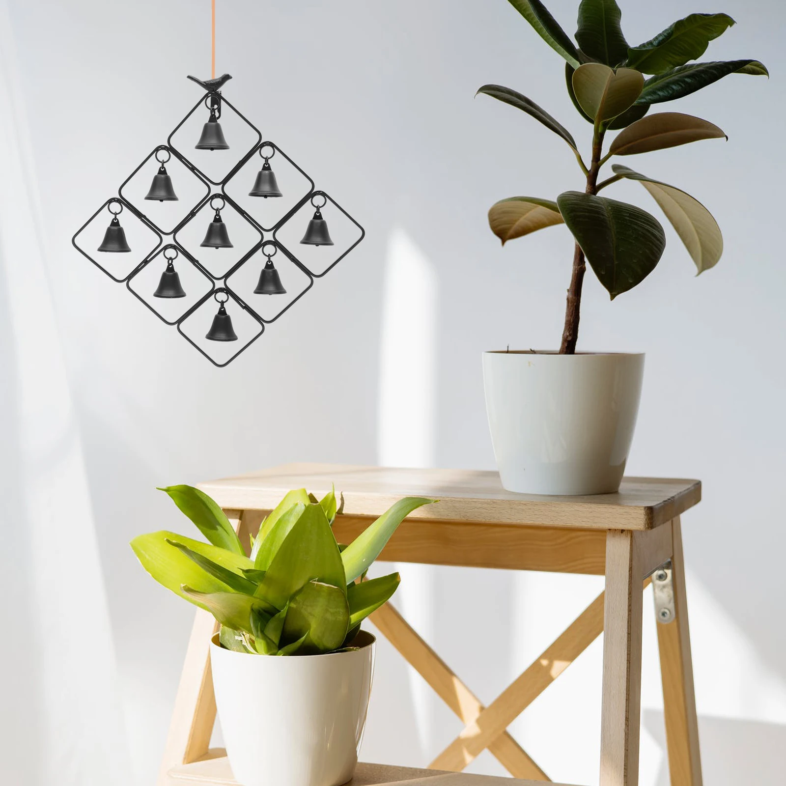 

Iron Wind Chime Metal Decor Outdoor Garden Hanging Bell Chimes Vintage Home nament Farmhouse Rustic Modern Style