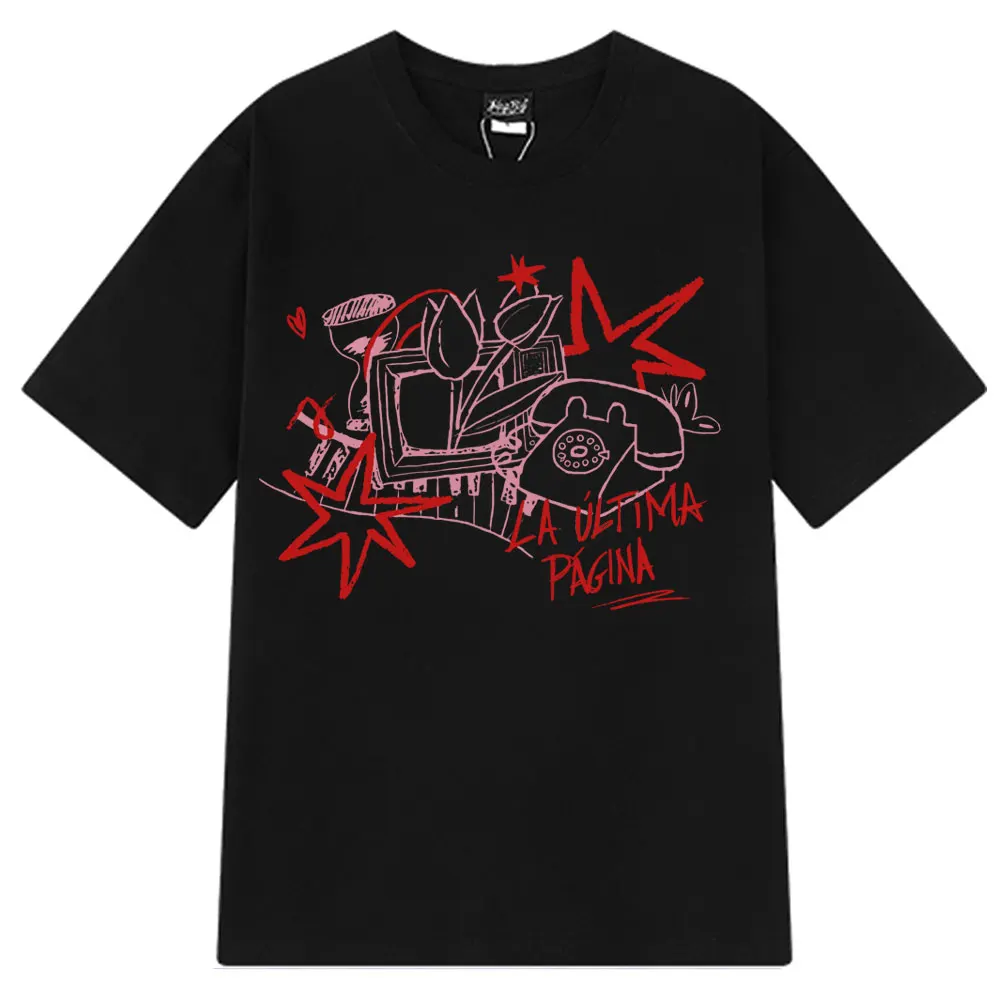 

Singer Chiara Oliver Tour 2026 Print Tees Men Women Aesthetic Trend T-shirt Short-sleeved Loose Casual Cotton T-shirts Fan Gifts