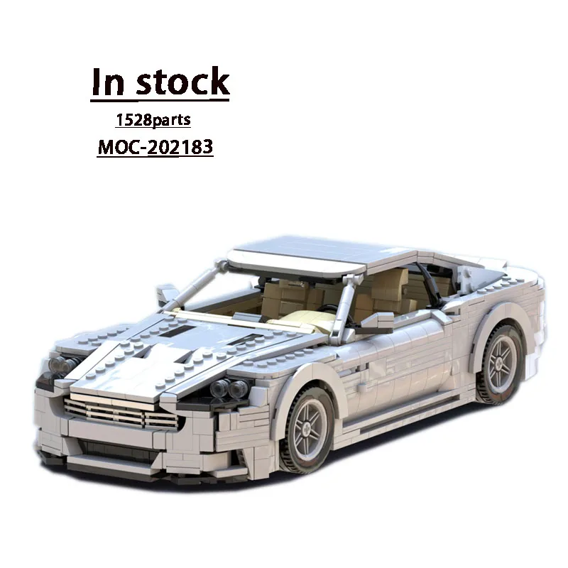 MOC-202183 New Supercar Racing Building Block Model 1528 Parts MOC Creative Boy Kids Birthday Building Blocks Toy Gift