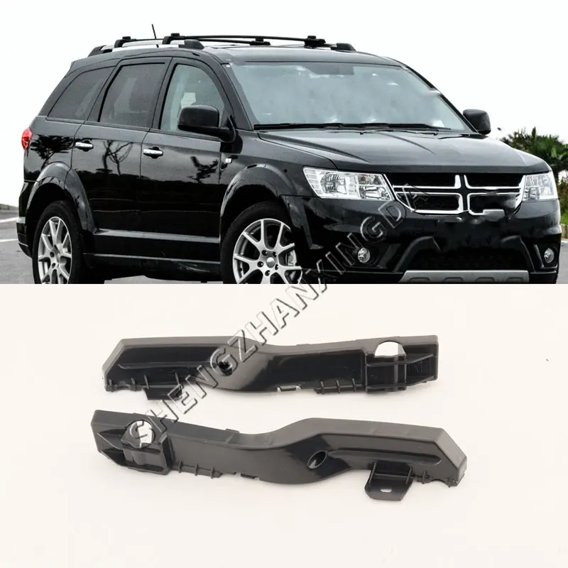 Car Front Bumper Bracket Front Bumper Support Frame Left and Right Side Suitable for Dodge Journey 2009-2020 5178410Ad 5178411Ad