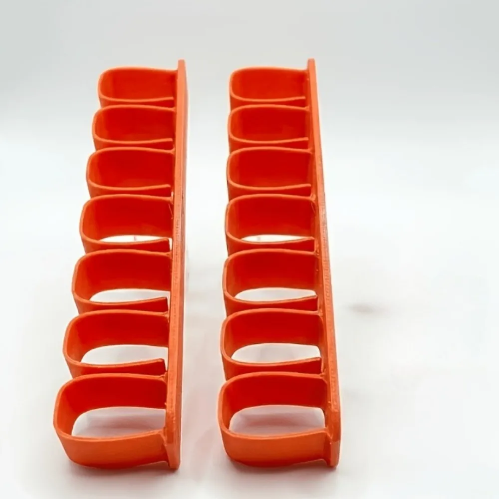 2pcs Orange Wall Mounted Tool Organizer Rack Plastic Screwdriver and Pliers Holder for Garage Workshop Tool Storage